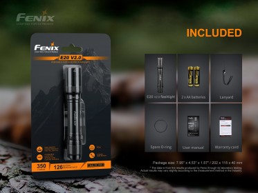 Fenix E20 V2.0 (350 lm)